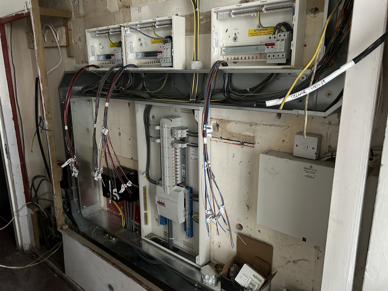 Commercial three-phase distribution board